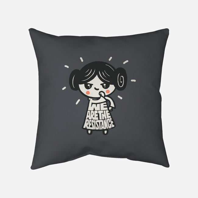 We Are The Resistance-None-Removable Cover w Insert-Throw Pillow-Wenceslao A Romero