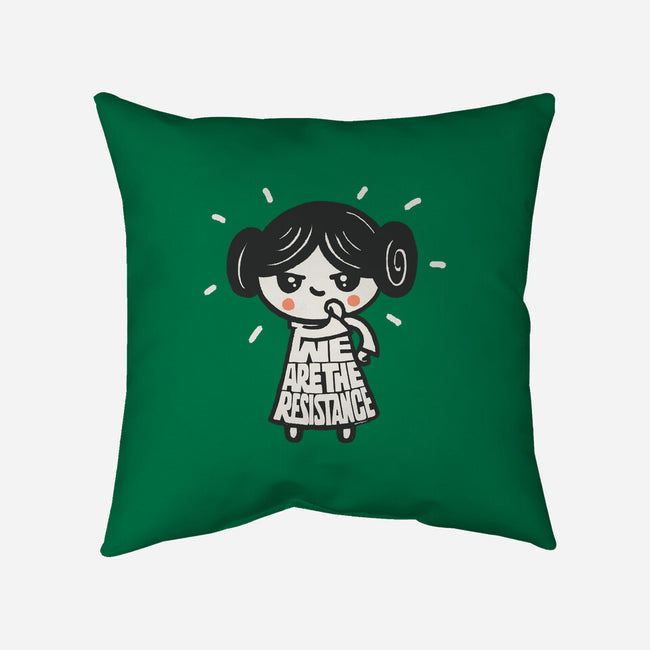 We Are The Resistance-None-Removable Cover w Insert-Throw Pillow-Wenceslao A Romero
