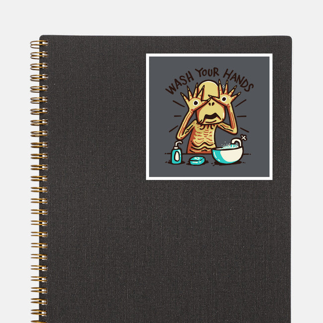 Dirty Hands-None-Glossy-Sticker-Wenceslao A Romero