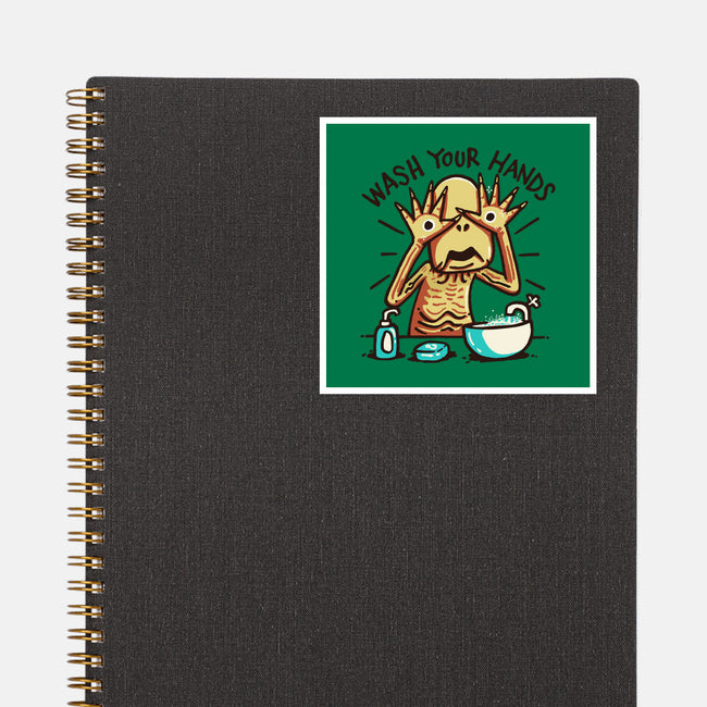 Dirty Hands-None-Glossy-Sticker-Wenceslao A Romero