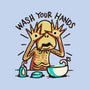 Dirty Hands-Womens-Fitted-Tee-Wenceslao A Romero