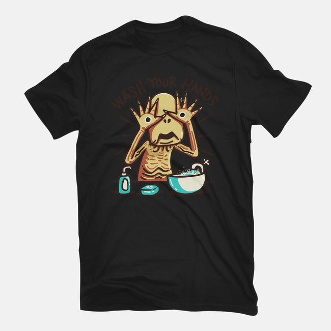 Dirty Hands-Womens-Fitted-Tee-Wenceslao A Romero