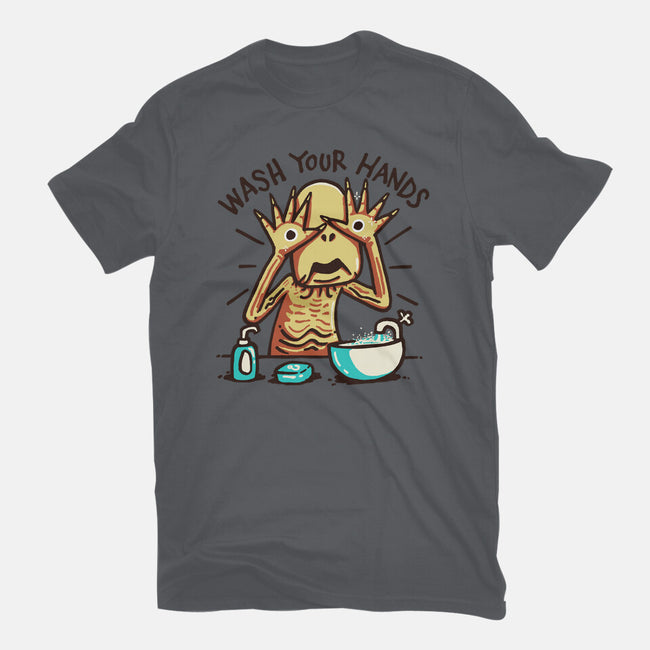 Dirty Hands-Mens-Heavyweight-Tee-Wenceslao A Romero