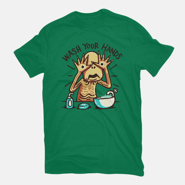 Dirty Hands-Mens-Heavyweight-Tee-Wenceslao A Romero