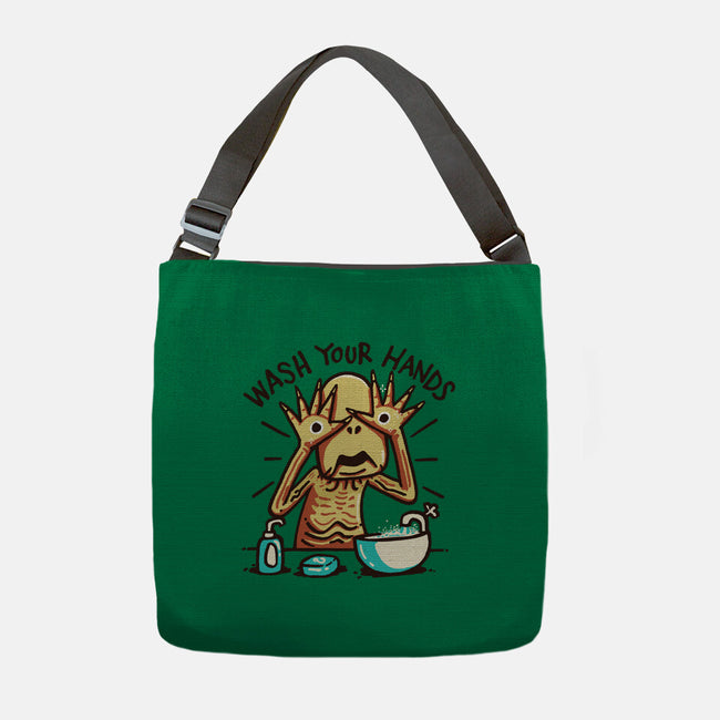 Dirty Hands-None-Adjustable Tote-Bag-Wenceslao A Romero