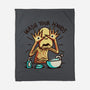 Dirty Hands-None-Fleece-Blanket-Wenceslao A Romero