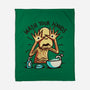 Dirty Hands-None-Fleece-Blanket-Wenceslao A Romero