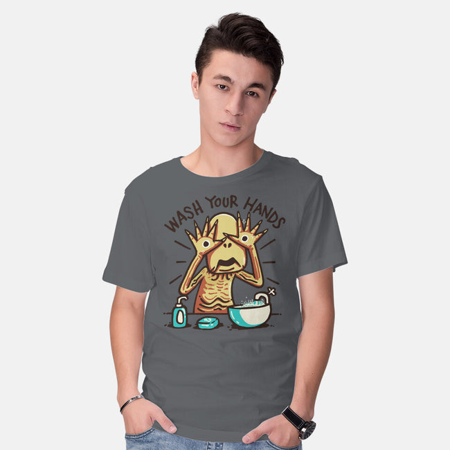 Dirty Hands-Mens-Basic-Tee-Wenceslao A Romero