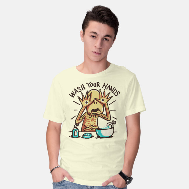 Dirty Hands-Mens-Basic-Tee-Wenceslao A Romero
