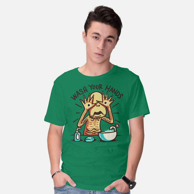 Dirty Hands-Mens-Basic-Tee-Wenceslao A Romero