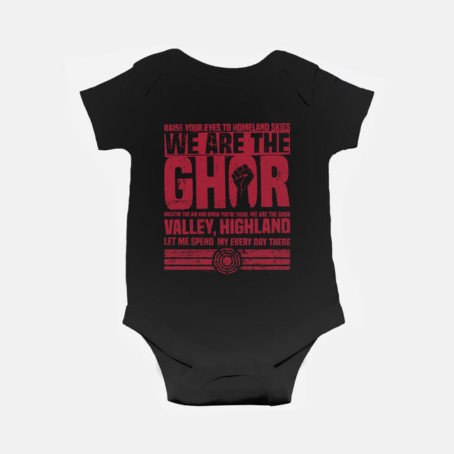 We Are The Ghor-Baby-Basic-Onesie-teesgeex