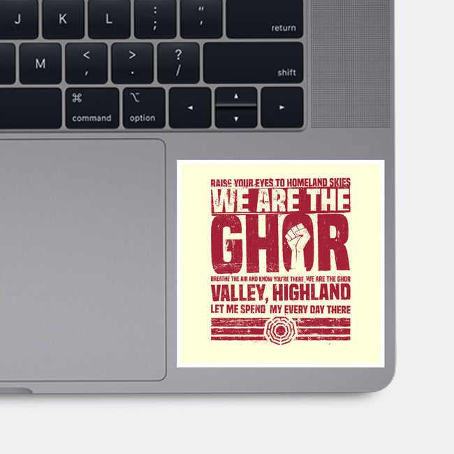 We Are The Ghor-None-Glossy-Sticker-teesgeex
