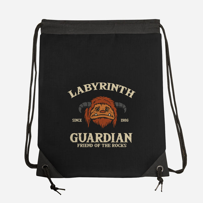 Labyrinth Guardian-None-Drawstring-Bag-Melonseta