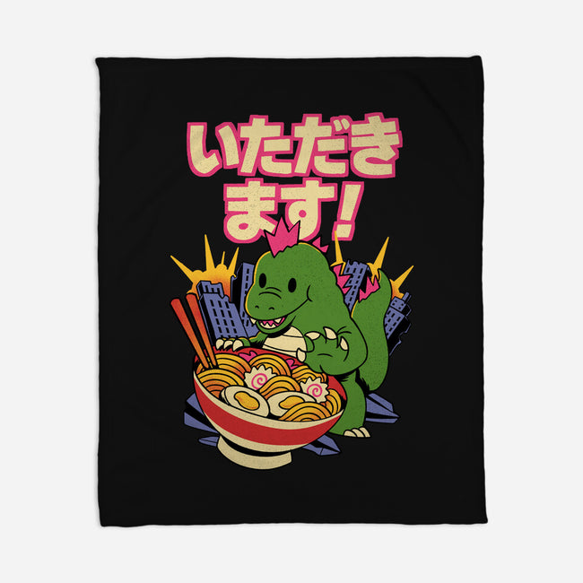Itadakimasu-None-Fleece-Blanket-FunkVampire