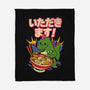 Itadakimasu-None-Fleece-Blanket-FunkVampire