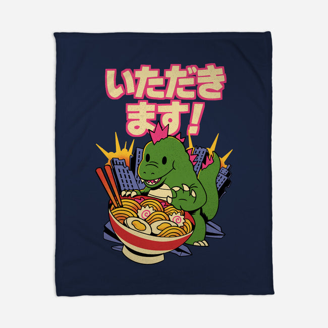 Itadakimasu-None-Fleece-Blanket-FunkVampire