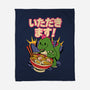 Itadakimasu-None-Fleece-Blanket-FunkVampire