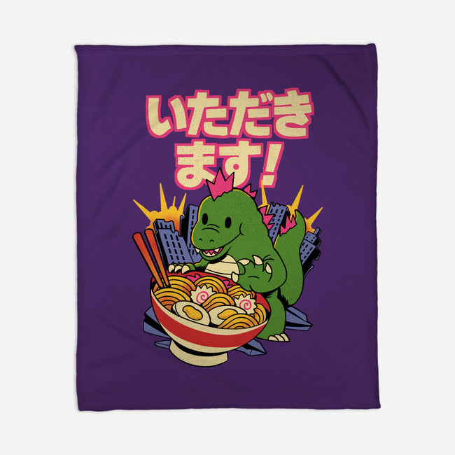 Itadakimasu-None-Fleece-Blanket-FunkVampire