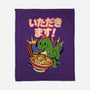 Itadakimasu-None-Fleece-Blanket-FunkVampire