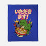 Itadakimasu-None-Fleece-Blanket-FunkVampire