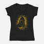 One Million Exploding Suns-Womens-V-Neck-Tee-teesgeex