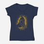 One Million Exploding Suns-Womens-V-Neck-Tee-teesgeex