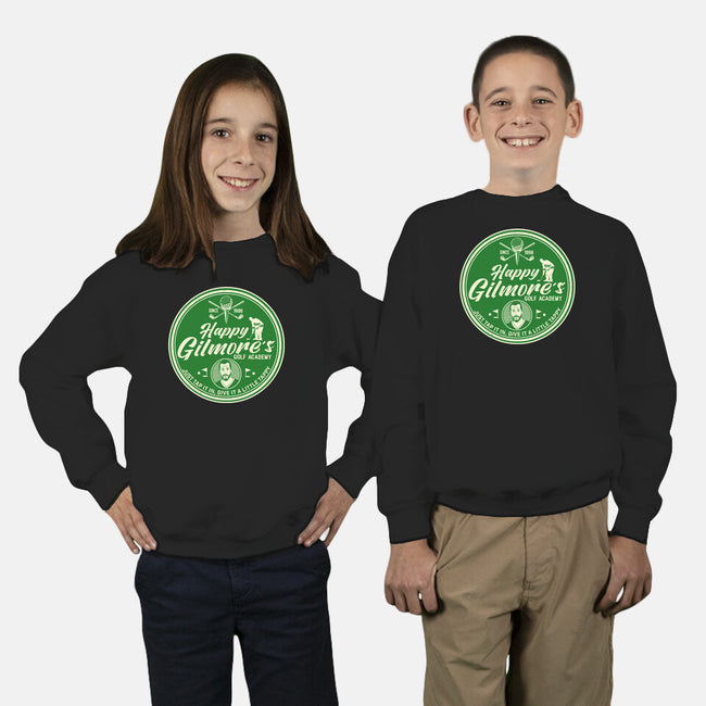 Happy Gilmore's Golf Academy-Youth-Crew Neck-Sweatshirt-SuperEdu