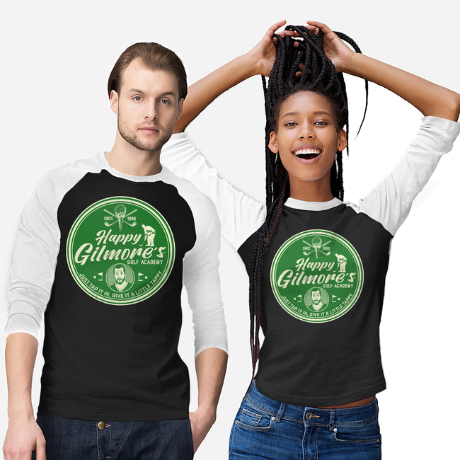 Happy Gilmore's Golf Academy-Unisex-Baseball-Tee-SuperEdu