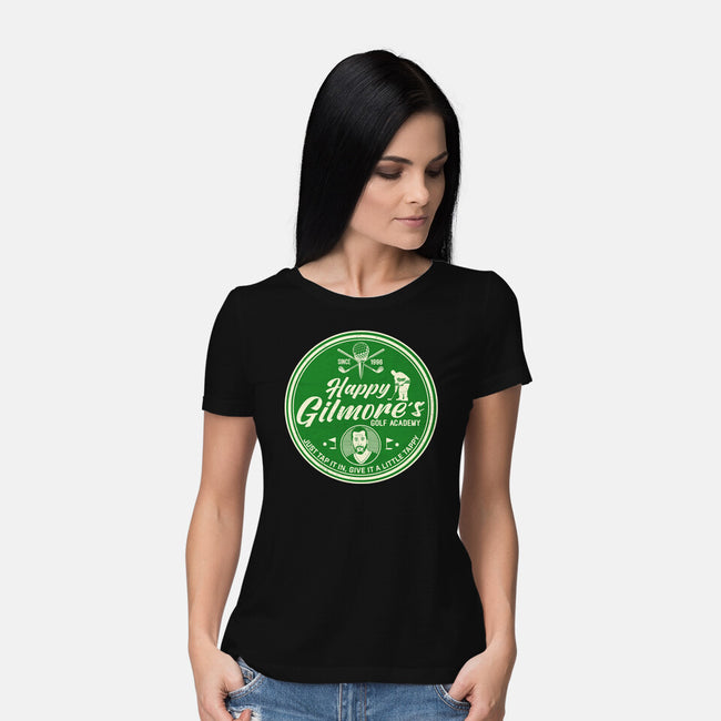 Happy Gilmore's Golf Academy-Womens-Basic-Tee-SuperEdu
