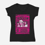 Sadgasm Live-Womens-V-Neck-Tee-SuperEdu