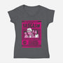 Sadgasm Live-Womens-V-Neck-Tee-SuperEdu