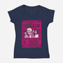 Sadgasm Live-Womens-V-Neck-Tee-SuperEdu