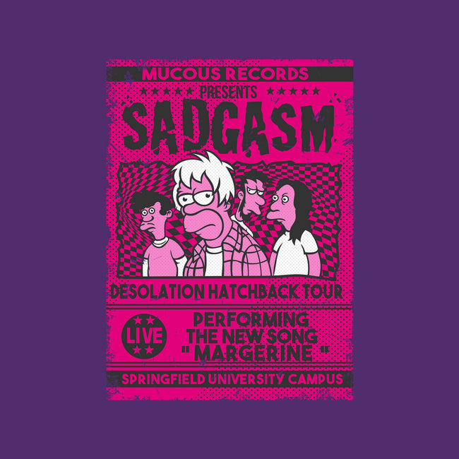 Sadgasm Live-Womens-Fitted-Tee-SuperEdu