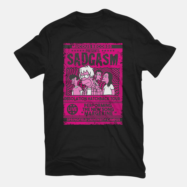Sadgasm Live-Womens-Fitted-Tee-SuperEdu