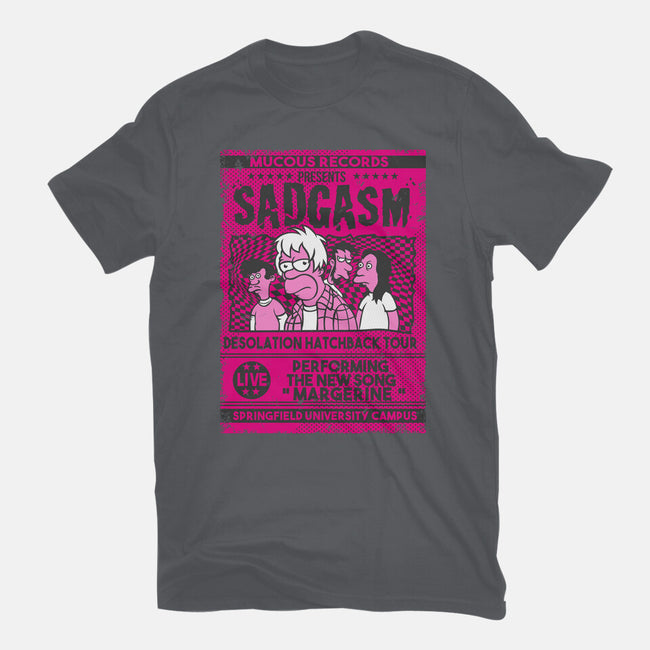 Sadgasm Live-Womens-Fitted-Tee-SuperEdu