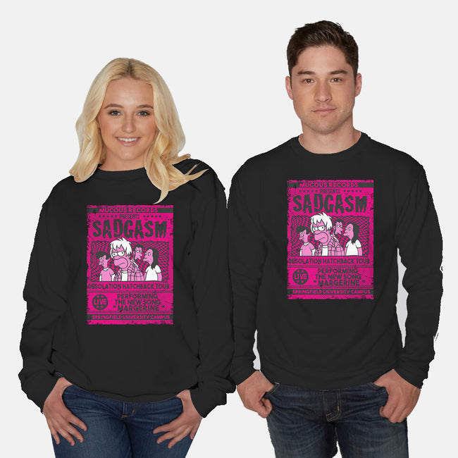 Sadgasm Live-Unisex-Crew Neck-Sweatshirt-SuperEdu