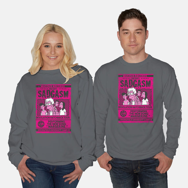 Sadgasm Live-Unisex-Crew Neck-Sweatshirt-SuperEdu