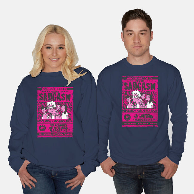 Sadgasm Live-Unisex-Crew Neck-Sweatshirt-SuperEdu