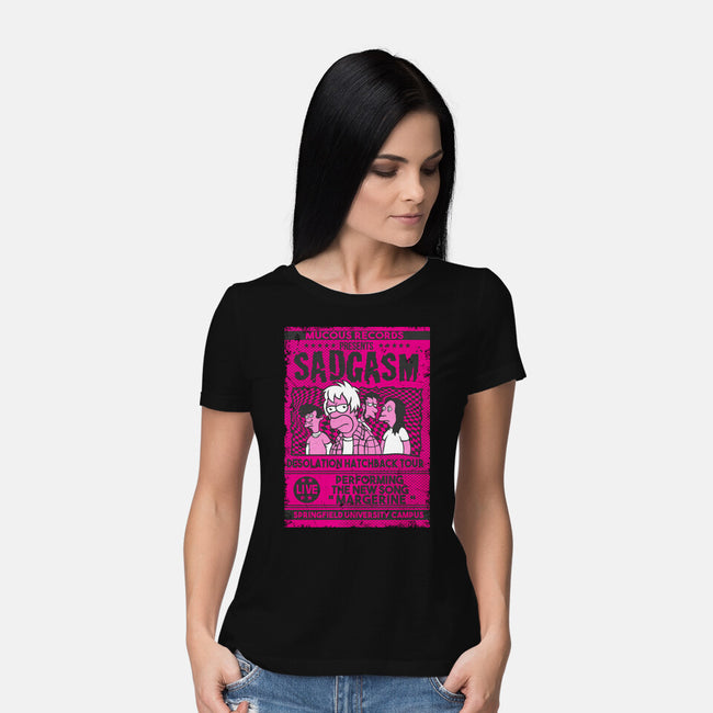 Sadgasm Live-Womens-Basic-Tee-SuperEdu