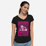 Sadgasm Live-Womens-V-Neck-Tee-SuperEdu