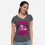 Sadgasm Live-Womens-V-Neck-Tee-SuperEdu