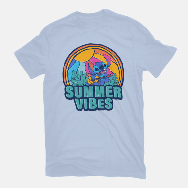 Alien Summer Vibes-Mens-Basic-Tee-spoilerinc