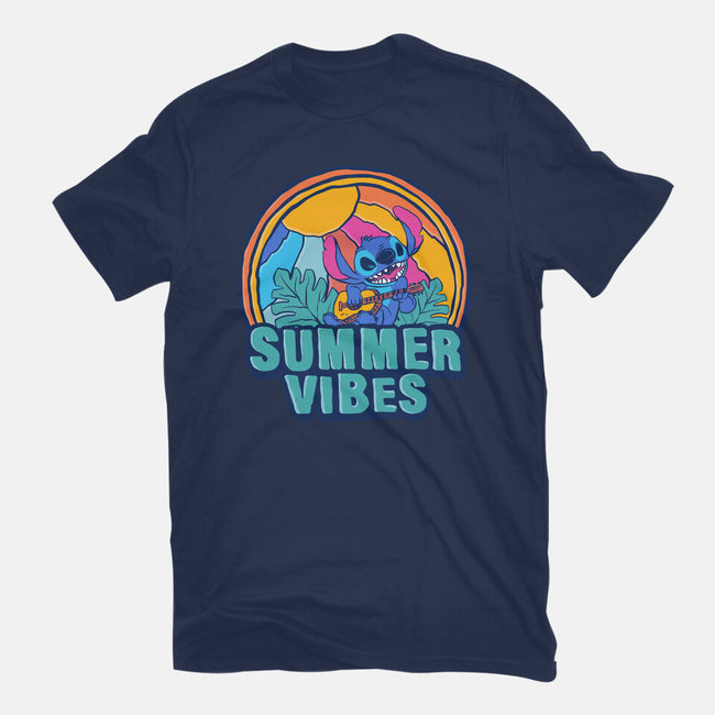 Alien Summer Vibes-Mens-Basic-Tee-spoilerinc