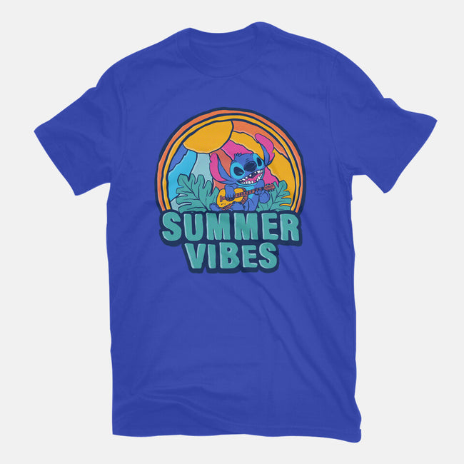 Alien Summer Vibes-Unisex-Basic-Tee-spoilerinc