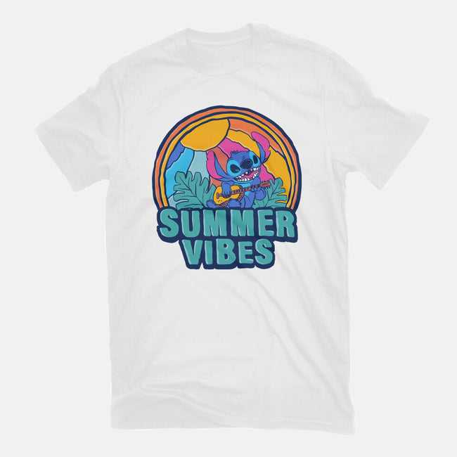 Alien Summer Vibes-Mens-Basic-Tee-spoilerinc
