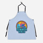 Alien Summer Vibes-Unisex-Kitchen-Apron-spoilerinc