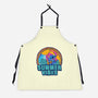 Alien Summer Vibes-Unisex-Kitchen-Apron-spoilerinc
