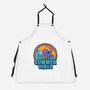 Alien Summer Vibes-Unisex-Kitchen-Apron-spoilerinc