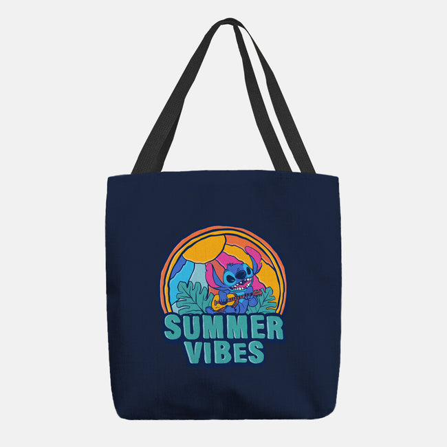Alien Summer Vibes-None-Basic Tote-Bag-spoilerinc