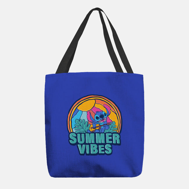 Alien Summer Vibes-None-Basic Tote-Bag-spoilerinc
